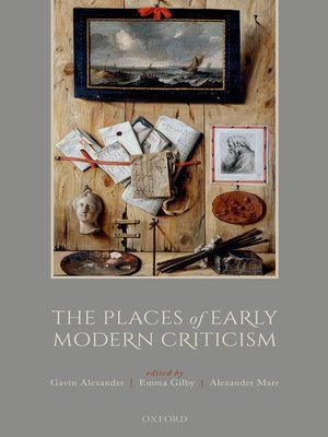 cover image of The Places of Early Modern Criticism